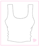 matching bra straps for a sports top